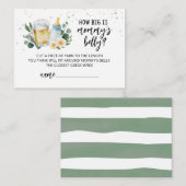 ベビーがママのベリーカードの大きさを醸造している エンクロージャーカード (正面/裏面)