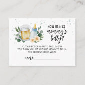 ベビーがママのベリーカードの大きさを醸造している エンクロージャーカード (正面)