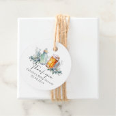 ベビーがミニマルなベビーシャワーを醸造している フェイバータグ (インサイチュ)