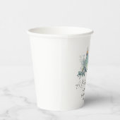 ベビーがミニマルなベビーシャワーを醸造している 紙コップ (右)