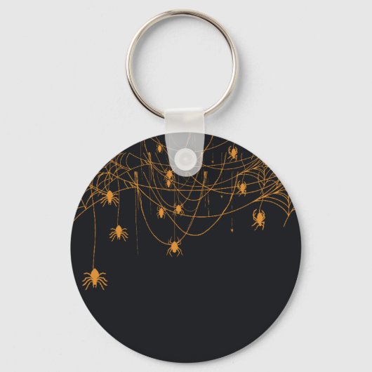 ベビーが可愛いハロウィーンの赤ちゃんシャワーを浴びる キーホルダー (裏面)