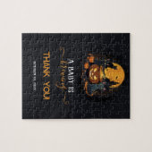 ベビーが可愛いハロウィーンの赤ちゃんシャワーを浴びる ジグソーパズル (横)