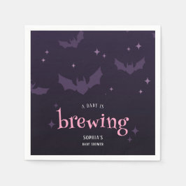 ベビーが可愛いハロウィーンの赤ちゃんシャワーを浴びる スタンダードカクテルナプキン