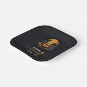 ベビーが可愛いハロウィーンの赤ちゃんシャワーを浴びる ペーパープレート (傾斜あり)