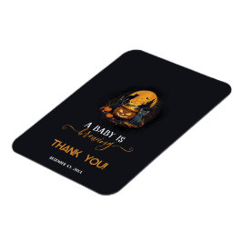 ベビーが可愛いハロウィーンの赤ちゃんシャワーを浴びる マグネット