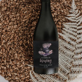 ベビーが可愛いハロウィーンの赤ちゃんシャワーを浴びる ワインラベル