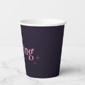 ベビーが可愛いハロウィーンの赤ちゃんシャワーを浴びる 紙コップ (裏面)