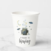 ベビーが可愛いハロウィーンの赤ちゃんシャワーを浴びる 紙コップ (正面)