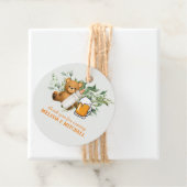 ベビーが君のメッセージカード感謝していを醸造している フェイバータグ (インサイチュ)