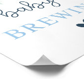 ベビーが少年のサインを醸造している ポスター (角)