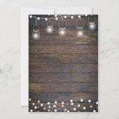 ベビーが招待を呼び掛けている女の子ピンクの招待 招待状 (裏面)