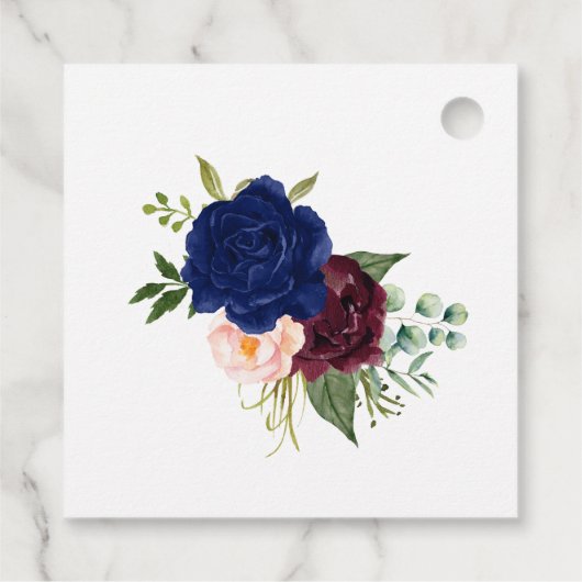 ベビーが海軍茶の赤ちゃんシャワーを醸造している フェイバータグ (裏面)