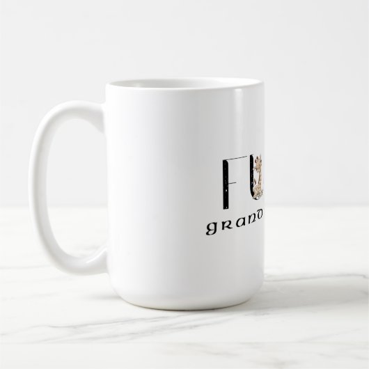 ベビーが祖父母の未来を明らかにする コーヒーマグカップ (左)