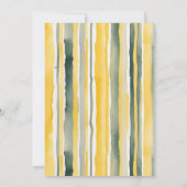 ベビーが紅茶パーティーの赤ちゃんシャワーを醸造している 招待状 (裏面)