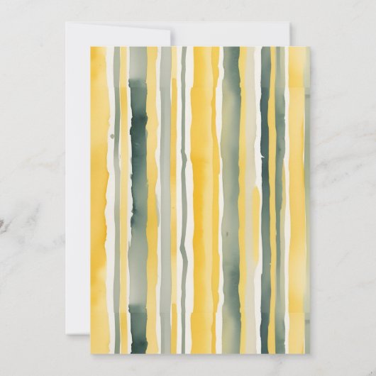 ベビーが紅茶パーティーの赤ちゃんシャワーを醸造している 招待状 (裏面)