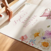 ベビーが紅茶パーティーを醸造する赤ちゃんシャワーへようこそ ポスター