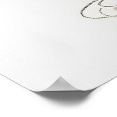 ベビーが紅茶パーティーを醸造する赤ちゃんシャワーへようこそ ポスター (角)