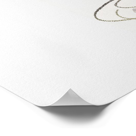 ベビーが紅茶パーティーを醸造する赤ちゃんシャワーへようこそ ポスター (角)