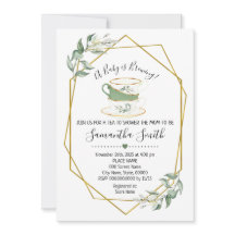 ベビーが茶室の緑のシャワーを誘っている