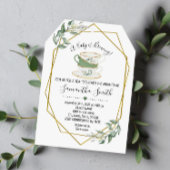 ベビーが茶室の緑のシャワーを誘っている シーズンカード