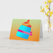 ベビーが行く カード (黄色い花)