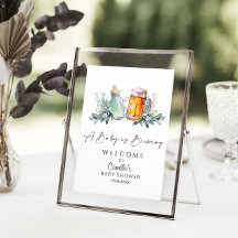 ベビーが赤ちゃんシャワーのミニマリストを醸造している