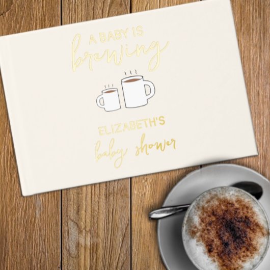 ベビーが赤ちゃんシャワーを浴びる ゲストブック