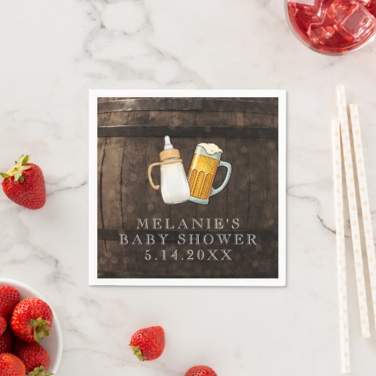 ベビーが赤ちゃんシャワーを浴びる スタンダードカクテルナプキン (インサイチュ)