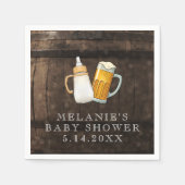 ベビーが赤ちゃんシャワーを浴びる スタンダードカクテルナプキン (正面)