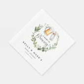 ベビーが赤ちゃんシャワーを浴びる スタンダードランチョンナプキン (角)