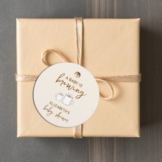 ベビーが赤ちゃんシャワーを浴びる フェイバータグ