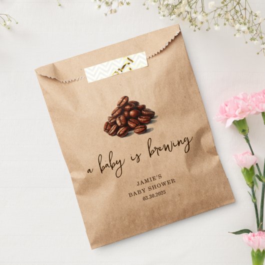 ベビーが赤ちゃんシャワーを浴びる フェイバーバッグ (封をした状態)