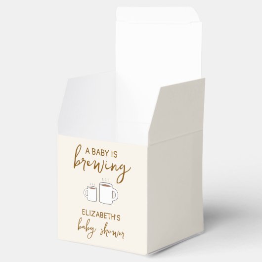 ベビーが赤ちゃんシャワーを浴びる フェイバーボックス (オープン)