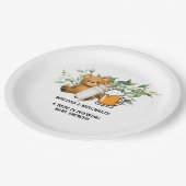 ベビーが赤ちゃんシャワーを浴びる ペーパープレート (アングル)