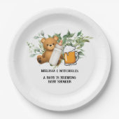 ベビーが赤ちゃんシャワーを浴びる ペーパープレート (正面)