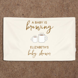 ベビーが赤ちゃんシャワーを浴びる 横断幕