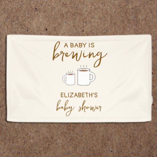 ベビーが赤ちゃんシャワーを浴びる 横断幕