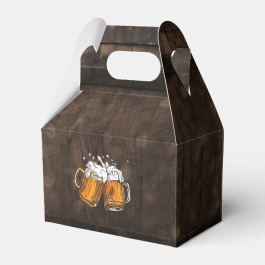 ベビーが赤ちゃんシャワーを醸造している フェイバーボックス (裏面サイド)