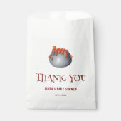 ベビーが赤ちゃんシャワーを醸造ハロウィーンありがとう フェイバーバッグ (正面)