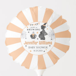 ベビーが赤ちゃんシャワーを醸造パーソナライズされた中 バルーン