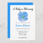 ベビーが赤ちゃんシャワー招待状 招待状 (正面/裏面)