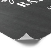 ベビーが赤ちゃんシャワー歓迎ポスターサインを醸造している ポスター (角)