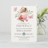 ベビーが赤ちゃん男女兼用のシャワーを浴びる 招待状 (スタンド正面)