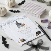 ベビーが赤ちゃん男女兼用のシャワーを浴びる 招待状