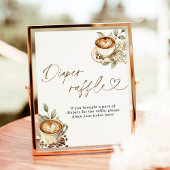 ベビーが醸造おむつラッフルサイン | コーヒーベビー ポスター