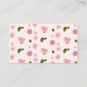 ベビーが醸造おむつラッフルベビーシャワー エンクロージャーカード (裏面)