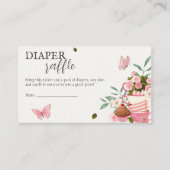 ベビーが醸造おむつラッフルベビーシャワー エンクロージャーカード (正面)