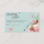 ベビーが醸造おむつラッフルベビーシャワー エンクロージャーカード (正面)