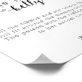 ベビーが醸造されている彼女の腹シャワーゲームの大きさ ポスター (角)