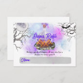 ベビーが醸造されている – おむつラッフルカード エンクロージャーカード (正面/裏面)